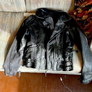 Xs leather jacket